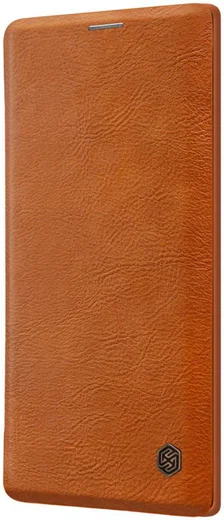 Nillkin Qin Series Flip Hoesje Samsung Galaxy Note 10 Plus Bruin afbeelding 3
