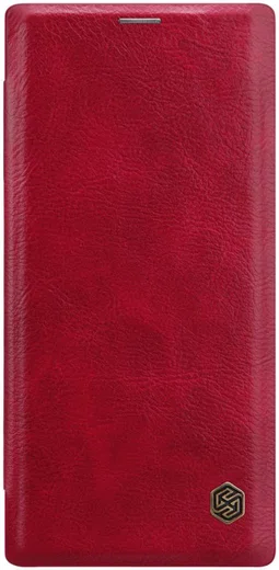 Nillkin Qin Series Flip Hoesje Samsung Galaxy Note 10 Rood afbeelding 3