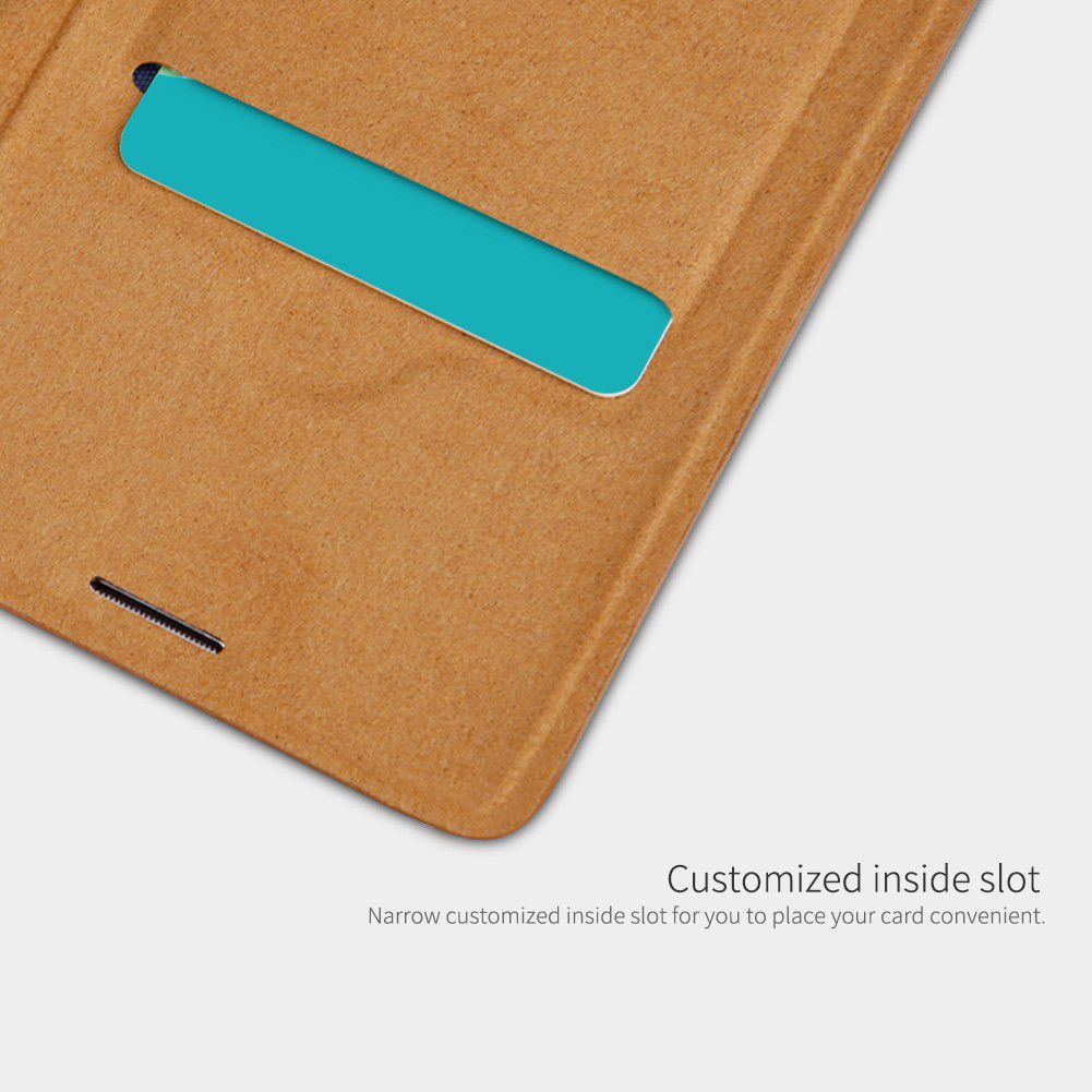 Nillkin Qin Series Flip Hoesje Samsung Galaxy Note 10 Bruin afbeelding 11