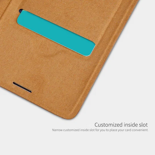 Nillkin Qin Series Flip Hoesje Samsung Galaxy Note 10 Bruin afbeelding 11