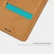 Nillkin Qin Series Flip Hoesje Samsung Galaxy Note 10 Bruin afbeelding 11