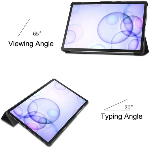 Samsung Galaxy Tab S6 Book Hoes met Print Don't Touch Me afbeelding 6