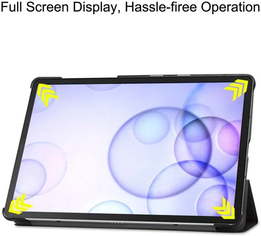 Samsung Galaxy Tab S6 Book Hoes met Print Don't Touch Me afbeelding 7