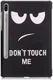Samsung Galaxy Tab S6 Book Hoes met Print Don't Touch Me afbeelding 9