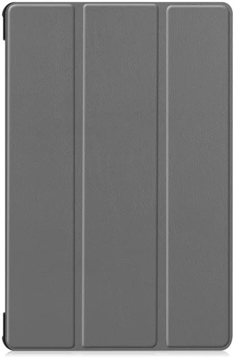 Samsung Galaxy Tab S6 Hoes Tri-Fold Grijs afbeelding 1