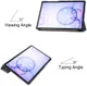 Samsung Galaxy Tab S6 Hoes Tri-Fold Grijs afbeelding 7