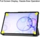 Samsung Galaxy Tab S6 Hoes Tri-Fold Grijs afbeelding 8