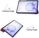 Samsung Galaxy Tab S6 Tri-Fold Hoes Rood afbeelding 8