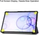 Samsung Galaxy Tab S6 Tri-Fold Hoes Donker Blauw afbeelding 10
