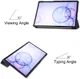 Samsung Galaxy Tab S6 Tri-Fold Hoes Donker Blauw afbeelding 9