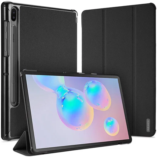 Dux Ducis Domo Series Samsung Galaxy Tab S6 Tri-fold Hoes Zwart afbeelding 1