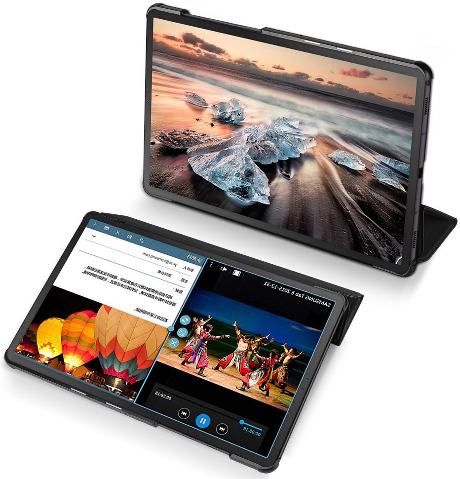 Dux Ducis Domo Series Samsung Galaxy Tab S6 Tri-fold Hoes Zwart afbeelding 4