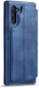 Samsung Galaxy Note 10 Retro Portemonnee Bookcase Hoesje Blauw afbeelding 4