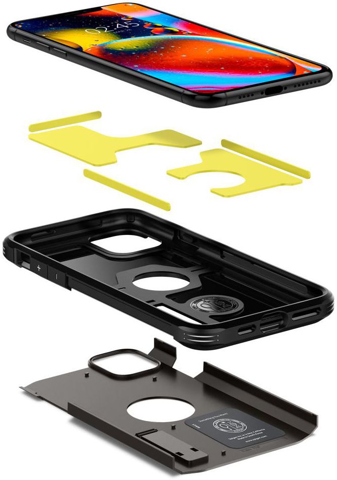 Spigen Tough Armor Case iPhone 11 Pro Max Gunmetal afbeelding 2