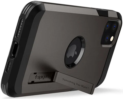 Spigen Tough Armor Case iPhone 11 Pro Max Gunmetal afbeelding 3