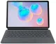 Originele Samsung Book Cover Galaxy Tab S6 Hoes met Toetsenbord Grijs afbeelding 1