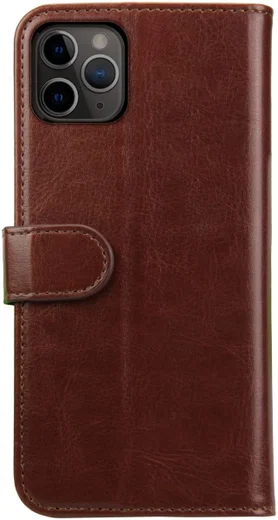 Rosso Element Apple iPhone 11 Pro Max Hoesje Book Cover Bruin afbeelding 2