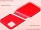 Apple iPhone 11 Pro Full Covered Siliconen Hoesje Rood afbeelding 8
