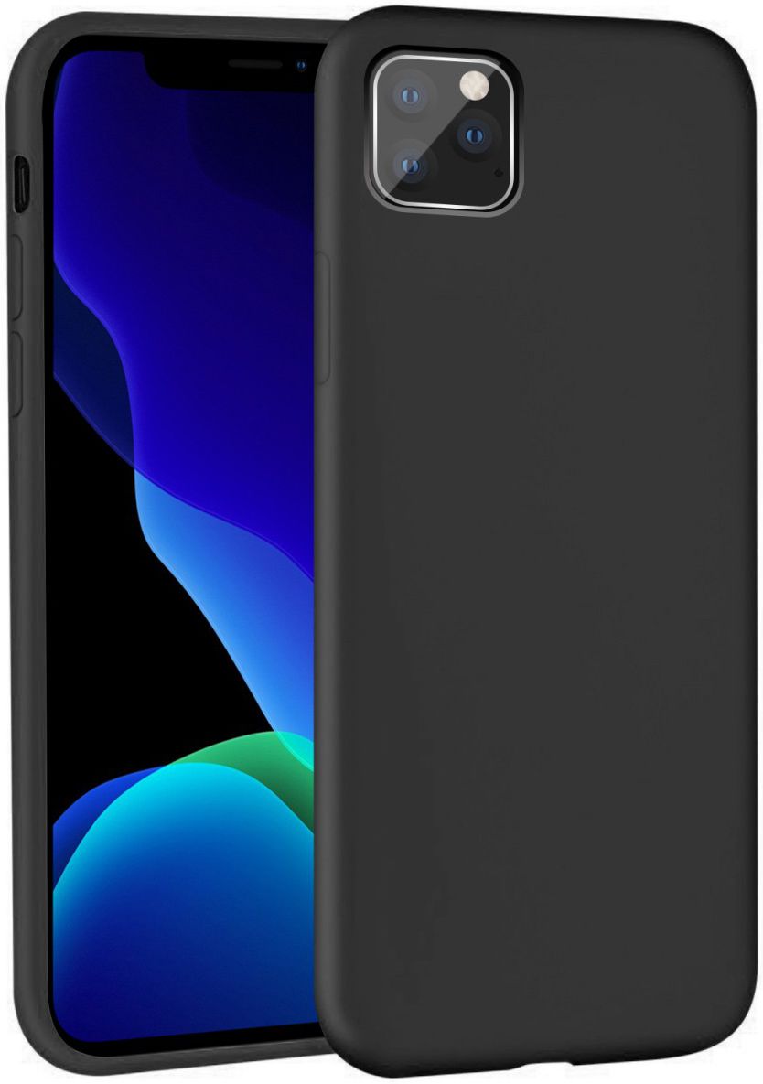 Apple iPhone 11 Pro Full Covered Siliconen Hoesje Zwart afbeelding 1