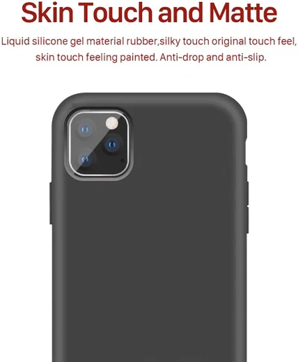Apple iPhone 11 Pro Full Covered Siliconen Hoesje Zwart afbeelding 3