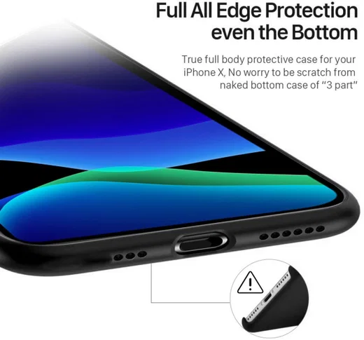 Apple iPhone 11 Pro Full Covered Siliconen Hoesje Zwart afbeelding 7