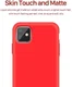 Apple iPhone 11 Hoesje Full Covered Siliconen Rood afbeelding 3