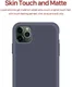 Apple iPhone 11 Pro Max Full Covered Siliconen Hoesje Blauw afbeelding 4