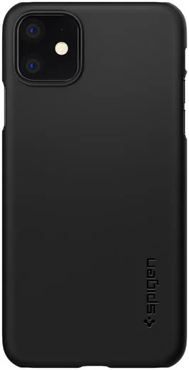 Spigen Thin Fit Apple iPhone 11 Hoesje Back Cover Zwart afbeelding 2