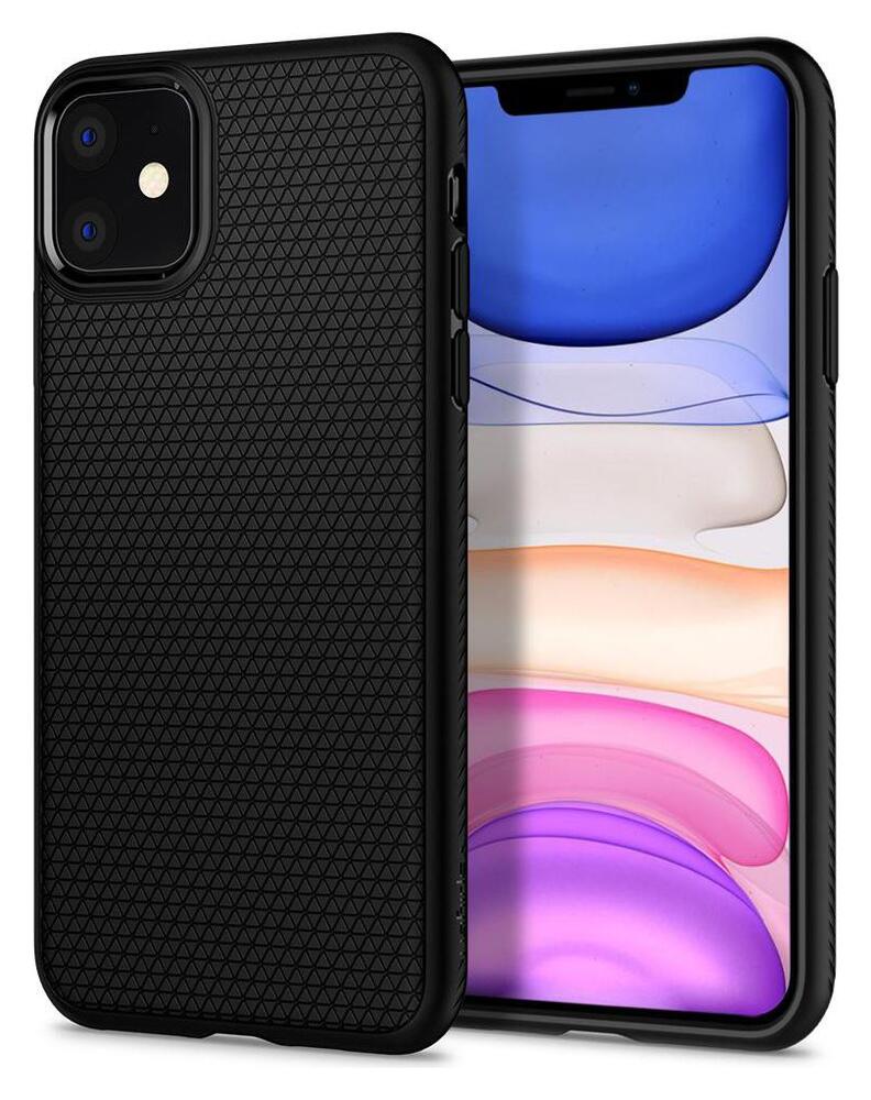 Spigen Liquid Air Apple iPhone 11 Hoesje Matte Zwart afbeelding 1