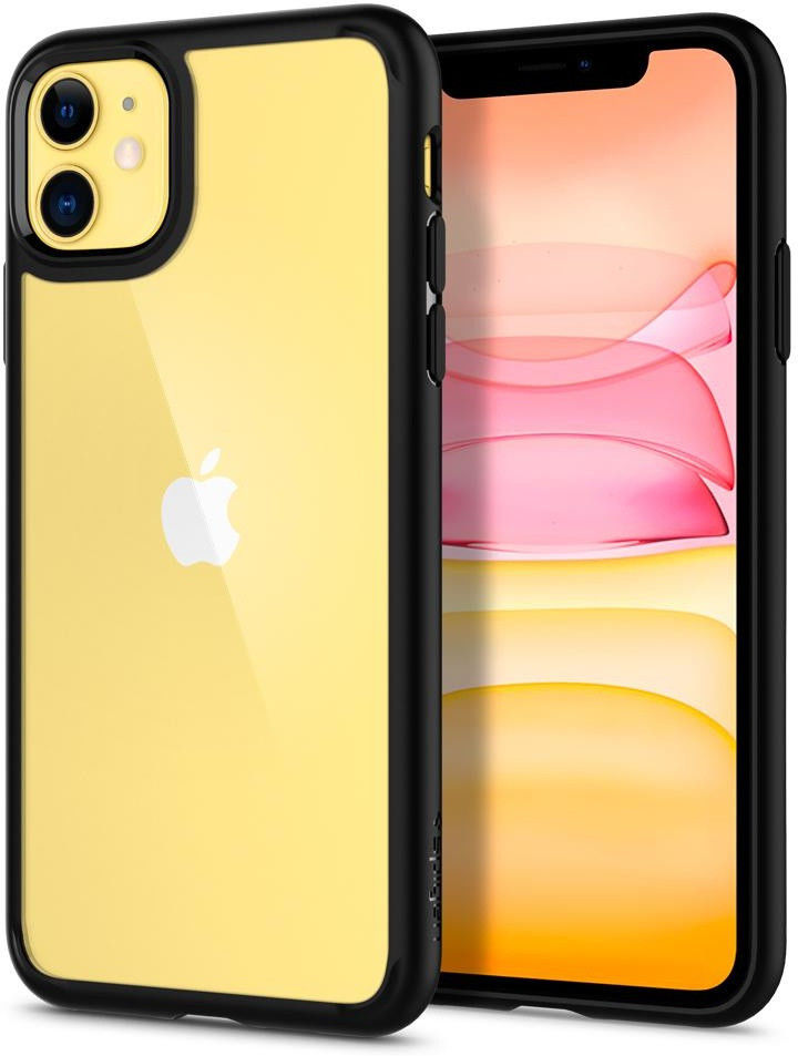 Spigen Ultra Hybrid Apple iPhone 11 Hoesje Back Cover Transparant/Zwart afbeelding 2