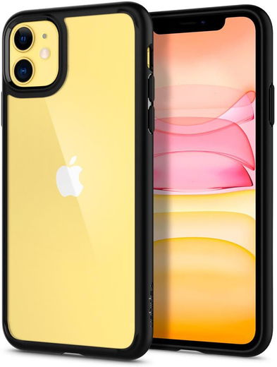 Spigen Ultra Hybrid Apple iPhone 11 Hoesje Back Cover Transparant/Zwart afbeelding 2