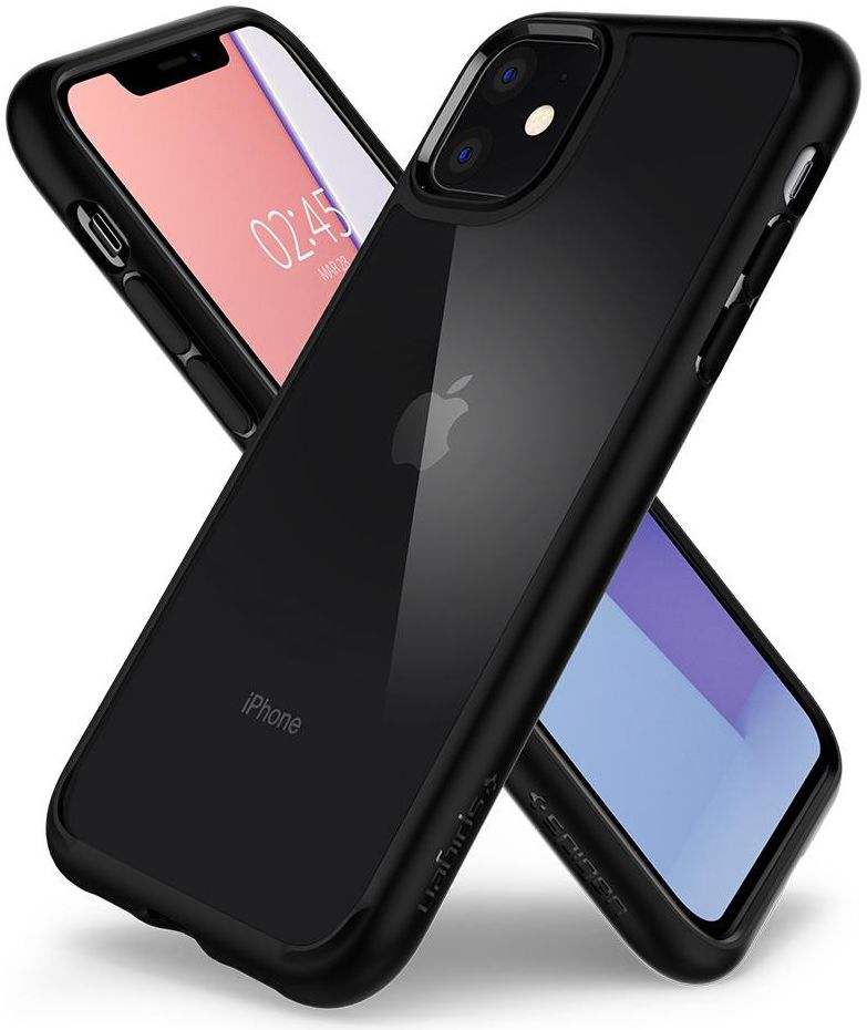 Spigen Ultra Hybrid Apple iPhone 11 Hoesje Back Cover Transparant/Zwart afbeelding 3