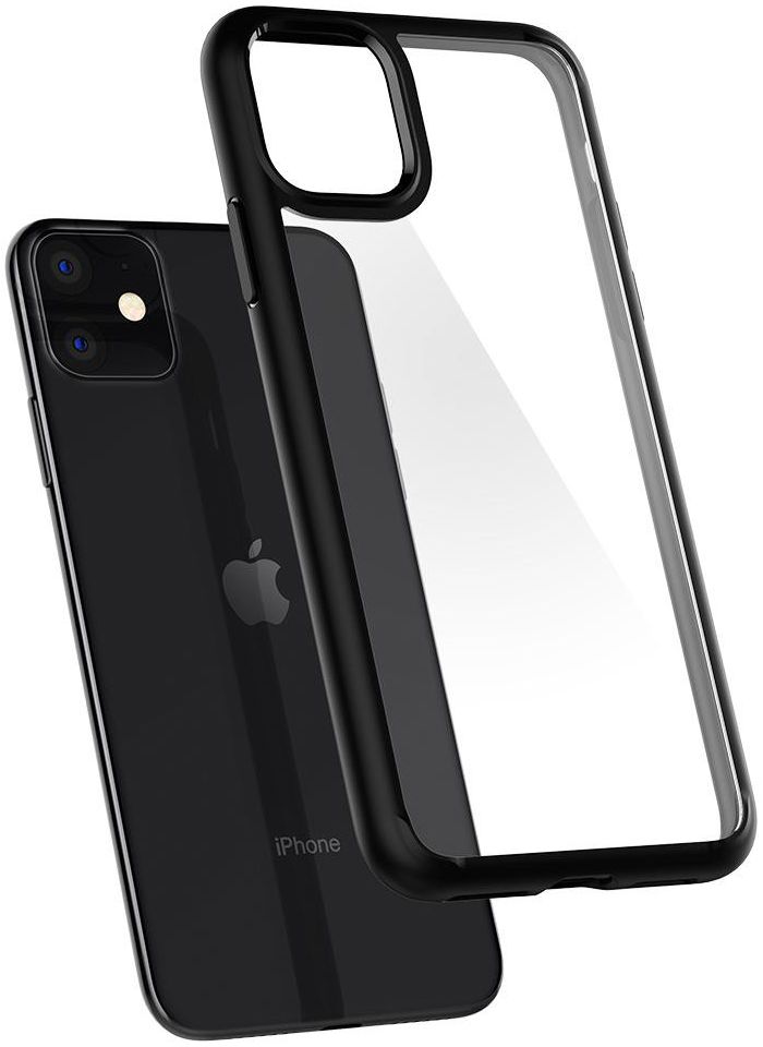 Spigen Ultra Hybrid Apple iPhone 11 Hoesje Back Cover Transparant/Zwart afbeelding 1