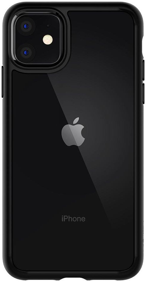 Spigen Ultra Hybrid Apple iPhone 11 Hoesje Back Cover Transparant/Zwart afbeelding 4