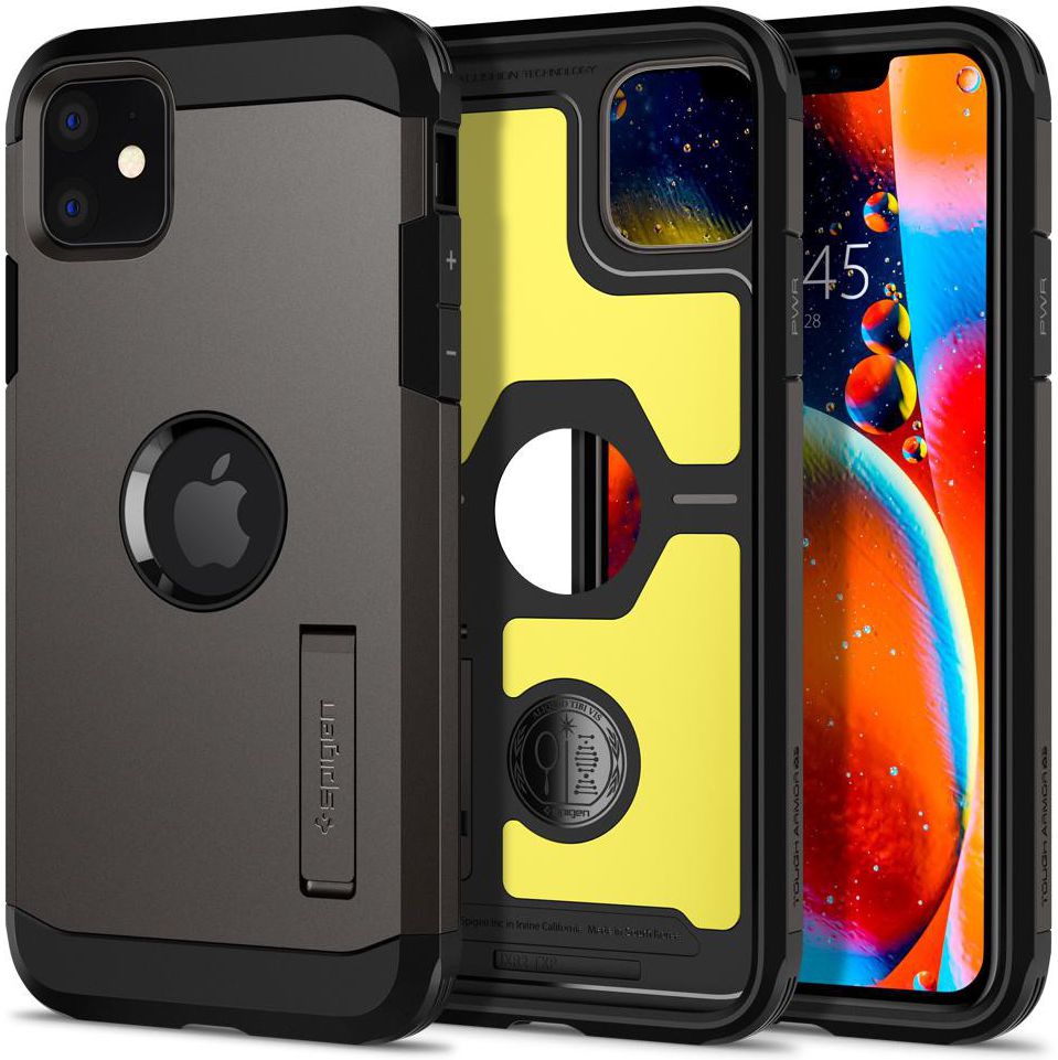 Spigen Tough Armor Apple iPhone 11 Hoesje Grijs afbeelding 3