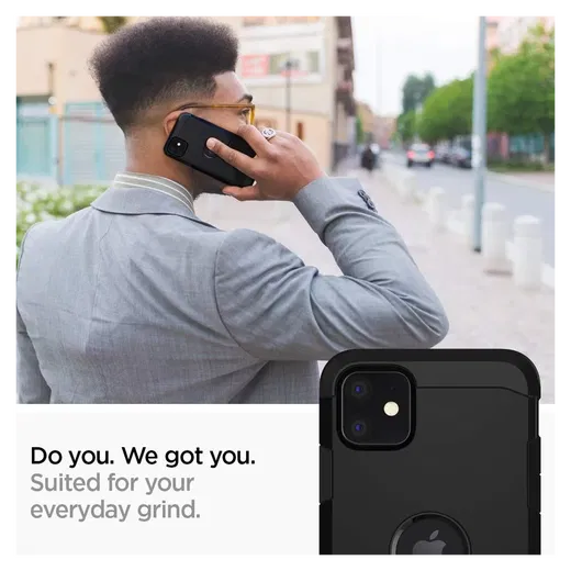 Spigen Tough Armor Apple iPhone 11 Hoesje Zwart afbeelding 5