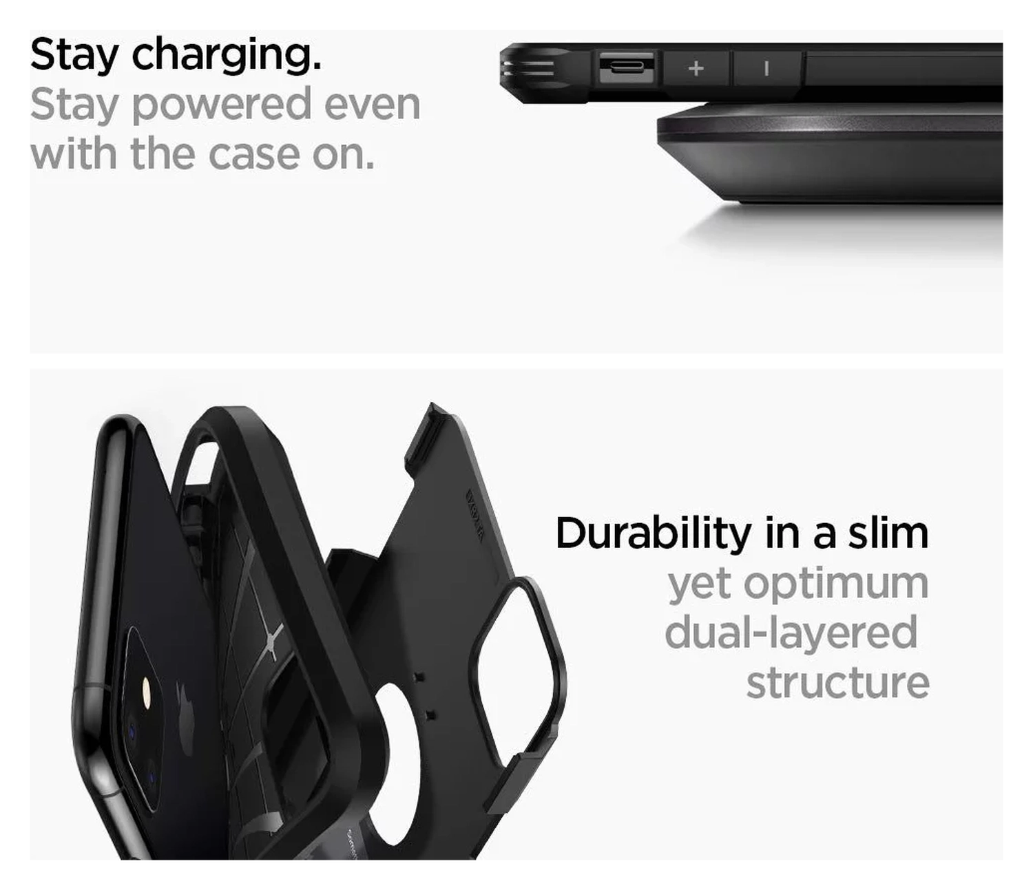 Spigen Tough Armor Apple iPhone 11 Hoesje Zwart afbeelding 6