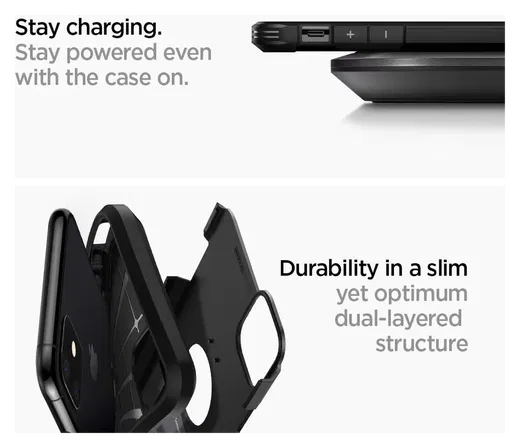 Spigen Tough Armor Apple iPhone 11 Hoesje Zwart afbeelding 6