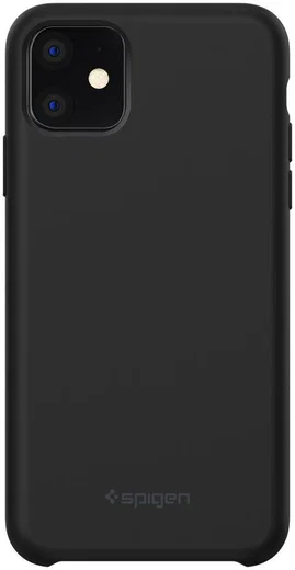 Spigen Silicone Fit Apple iPhone 11 Hoesje Zwart afbeelding 2