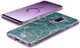 HappyCase Samsung Galaxy S9 Plus Flexibel TPU Hoesje Aqua Marmer Print afbeelding 6