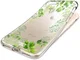 HappyCase Apple iPhone 8 Flexibel TPU Hoesje Leaves Print afbeelding 6