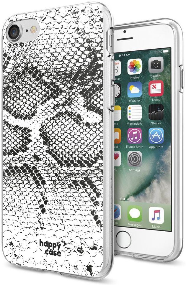 HappyCase Apple iPhone 8 Flexibel TPU Hoesje Slangen Print afbeelding 2