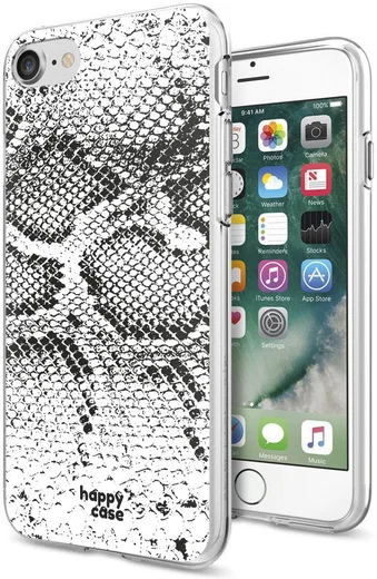 HappyCase Apple iPhone 8 Flexibel TPU Hoesje Slangen Print afbeelding 2