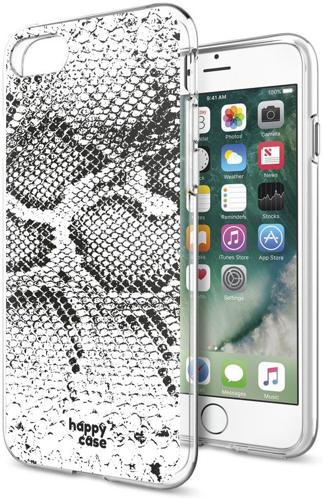HappyCase Apple iPhone 8 Flexibel TPU Hoesje Slangen Print afbeelding 4