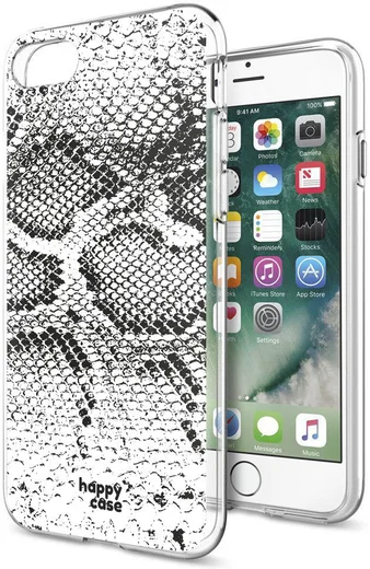 HappyCase Apple iPhone 8 Flexibel TPU Hoesje Slangen Print afbeelding 4