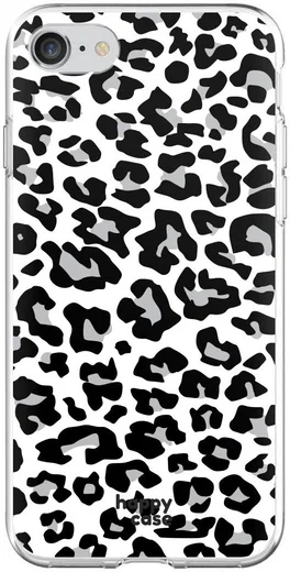 HappyCase Apple iPhone 8 Flexibel TPU Hoesje Panter Print afbeelding 1