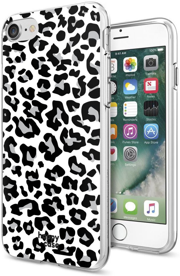 HappyCase Apple iPhone 8 Flexibel TPU Hoesje Panter Print afbeelding 2