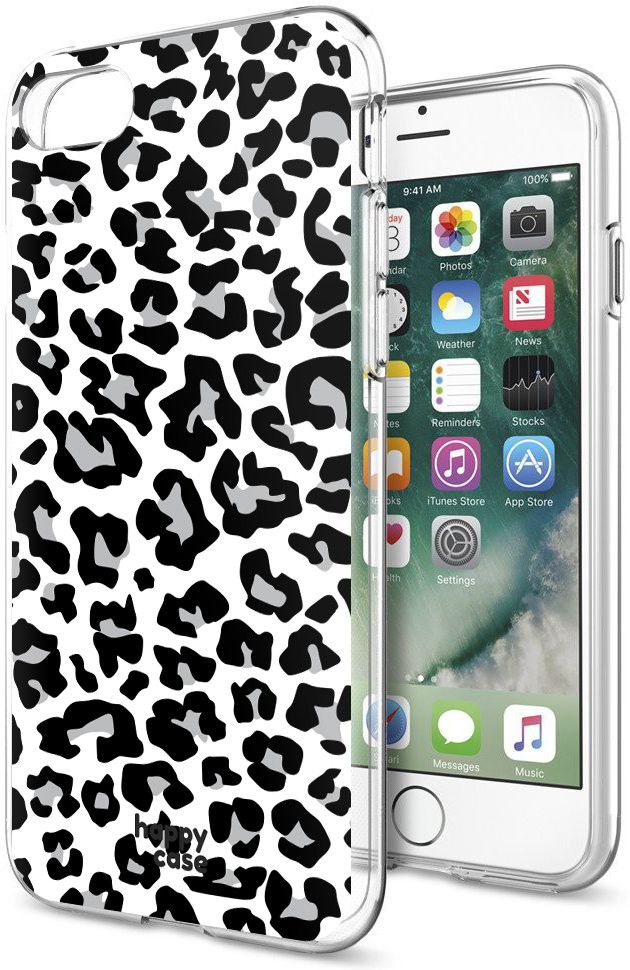 HappyCase Apple iPhone 8 Flexibel TPU Hoesje Panter Print afbeelding 4