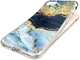 HappyCase Apple iPhone 8 Flexibel TPU Hoesje Blauw Marmer Print afbeelding 8