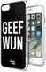 HappyCase Apple iPhone 8 Flexibel TPU Hoesje Geef Wijn Print afbeelding 5